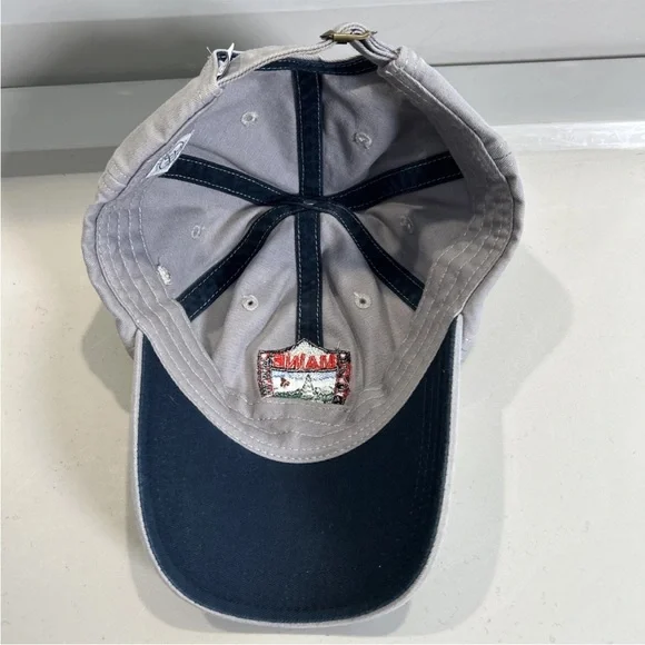 L.L. Bean Maine Fisheries Wildlife Hat Cap Dept Fisheries Embroidered Moose OSFM - Picture 8 of 10